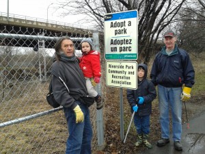 Volunteers of all ages pitched in to help.