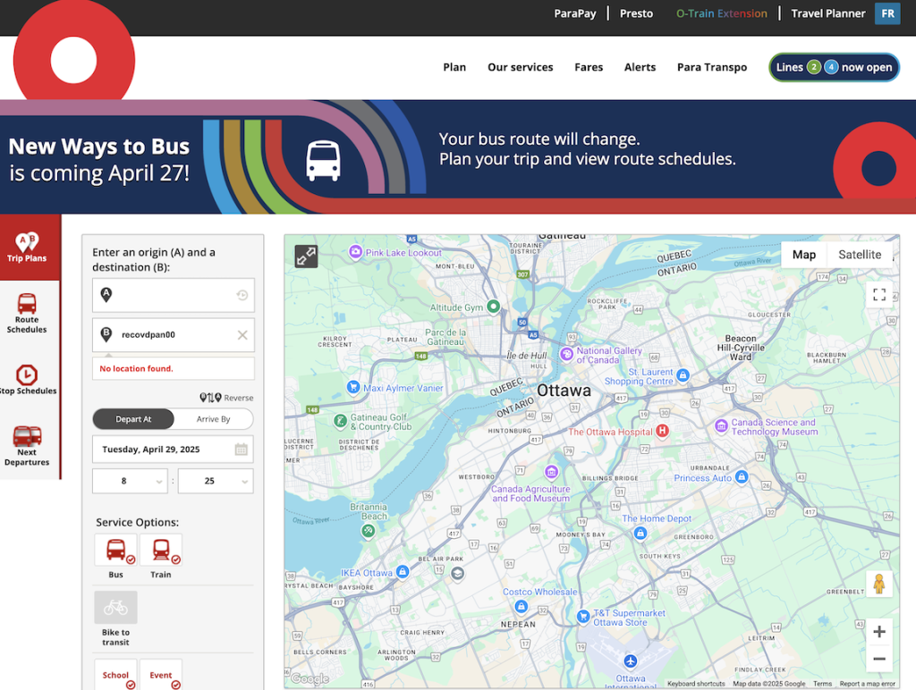 Bus Stop Poll April 27, 2025 The Day before Federal Election bus routes change ...